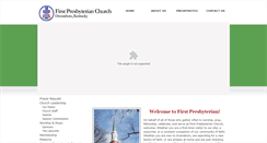 Desktop Screenshot of firstpresbyterianowensboro.com