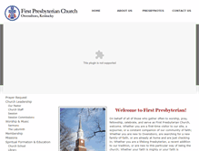 Tablet Screenshot of firstpresbyterianowensboro.com